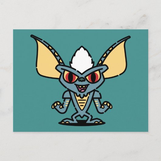 Gremlins | Stripe Cute Comic Character Briefkaart (Voorkant)