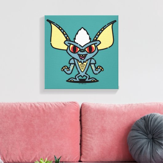 Gremlins | Stripe Cute Comic Character Canvas Afdruk (Insitu (Woonkamer))