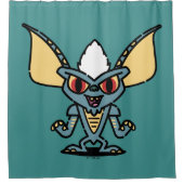 Gremlins | Stripe Cute Comic Character Douchegordijn (Voorkant)