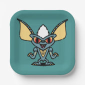 Gremlins | Stripe Cute Comic Character Papieren Bordje (Voorkant)