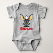 Gremlins | Stripe Cute Comic Character Romper (Voorkant)