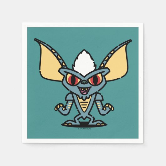 Gremlins | Stripe Cute Comic Character Servet (Voorkant)