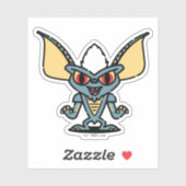 Gremlins | Stripe Cute Comic Character Sticker (Vel)