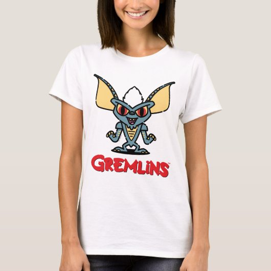Gremlins | Stripe Cute Comic Character T-shirt (Voorkant)