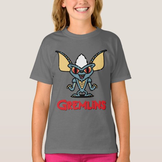 Gremlins | Stripe Cute Comic Character T-shirt (Voorkant)