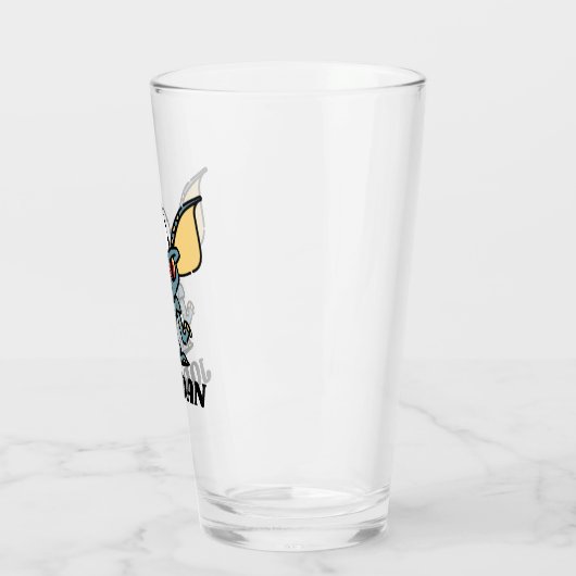 Gremlins | Stripe Cute Comic | Jouw namen toevoege Glas (Links)