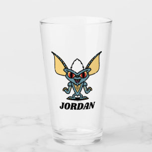 Gremlins Stripe Cute Comic Jouw namen toevoege Glas