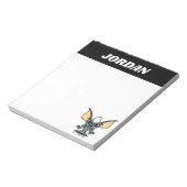 Gremlins | Stripe Cute Comic | Jouw namen toevoege Notitieblok (Linkerzijde)