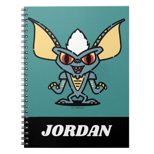 Gremlins | Stripe Cute Comic | Jouw namen toevoege Notitieboek (Voorkant)