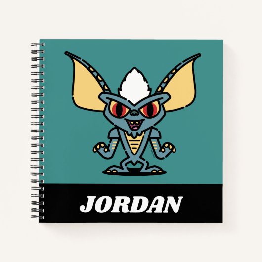 Gremlins | Stripe Cute Comic | Jouw namen toevoege Notitieboek (Voorkant)