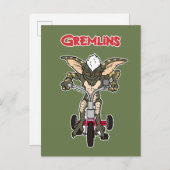 Gremlins | Stripe Riding Tricycle Briefkaart (Voorkant / Achterkant)