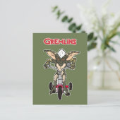 Gremlins | Stripe Riding Tricycle Briefkaart (Staand voorkant)