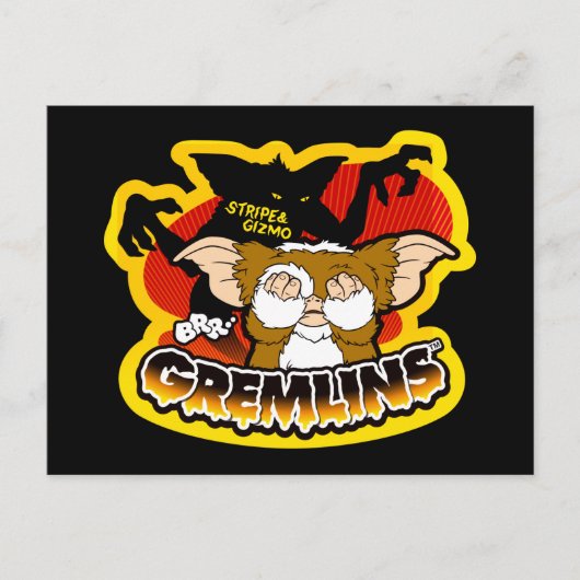 Gremlins | Stripe Scaring Gizmo Briefkaart (Voorkant)