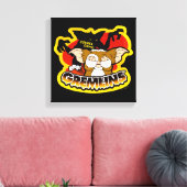 Gremlins | Stripe Scaring Gizmo Canvas Afdruk (Insitu (Woonkamer))