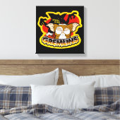 Gremlins | Stripe Scaring Gizmo Canvas Afdruk (Insitu (Slaapkamer))