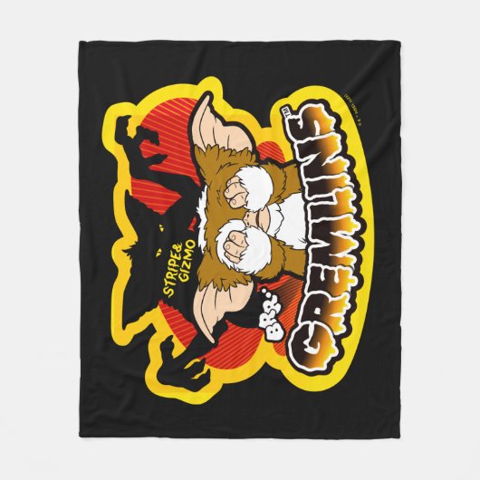Gremlins | Stripe Scaring Gizmo Fleece Deken (Voorkant)