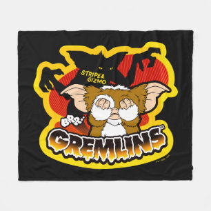 Gremlins   Stripe Scaring Gizmo Fleece Deken