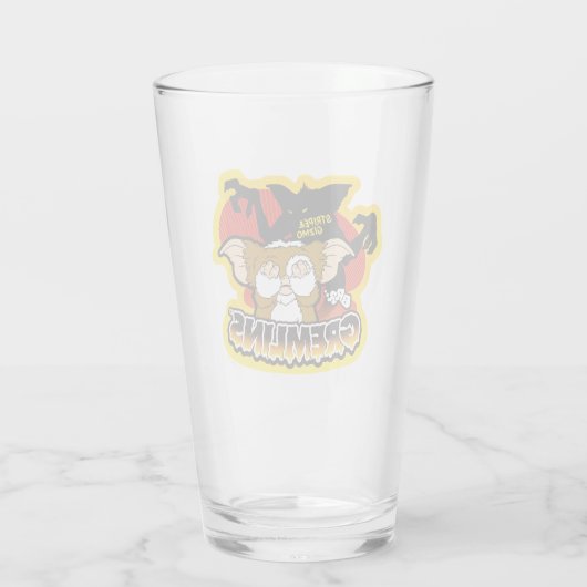Gremlins | Stripe Scaring Gizmo Glas (Achterkant)