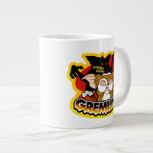 Gremlins | Stripe Scaring Gizmo Grote Koffiekop (Voorkant rechts)