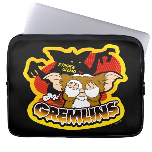 Gremlins | Stripe Scaring Gizmo Laptop Sleeve (Voorkant)