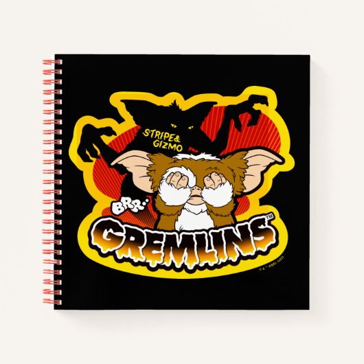 Gremlins | Stripe Scaring Gizmo Notitieboek (Voorkant)