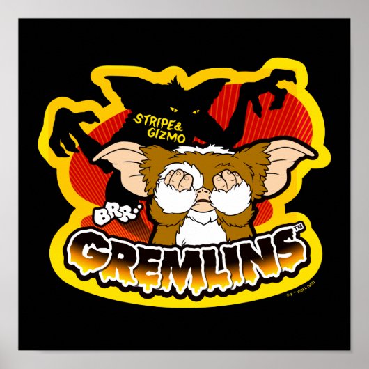 Gremlins | Stripe Scaring Gizmo Poster (Voorkant)
