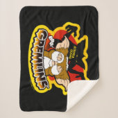 Gremlins | Stripe Scaring Gizmo Sherpa Deken (Voorkant)