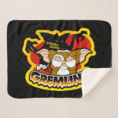 Gremlins | Stripe Scaring Gizmo Sherpa Deken (Voorkant (horizontaal))
