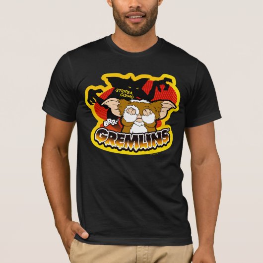 Gremlins | Stripe Scaring Gizmo T-shirt (Voorkant)