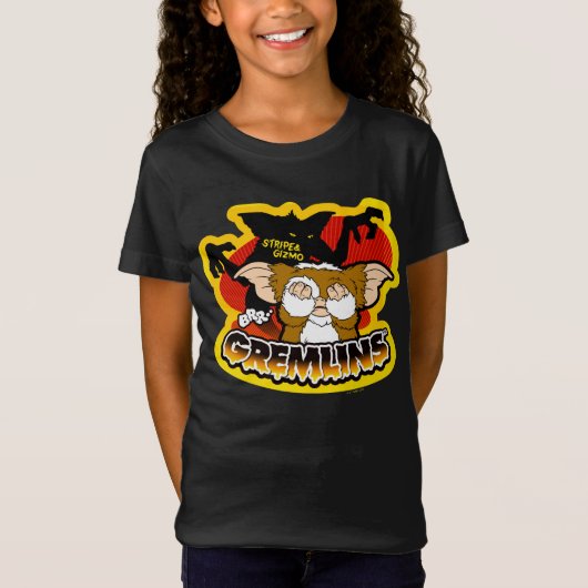 Gremlins | Stripe Scaring Gizmo T-shirt (Voorkant)