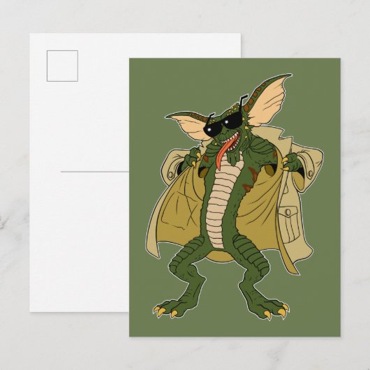 Gremlins | Stripe tapijtflits Briefkaart (Voorkant / Achterkant)