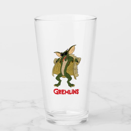 Gremlins | Stripe tapijtflits Glas (Voorkant)