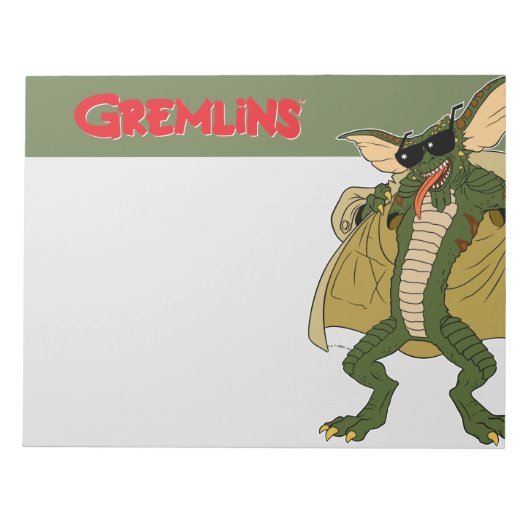 Gremlins | Stripe tapijtflits Notitieblok (Voorkant)