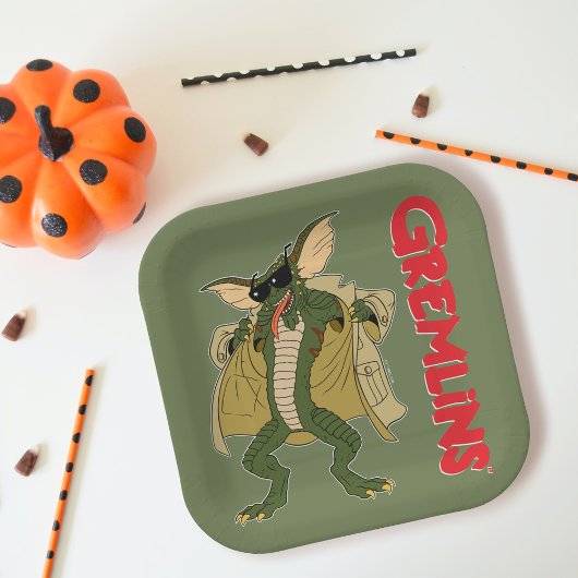 Gremlins | Stripe tapijtflits Papieren Bordje