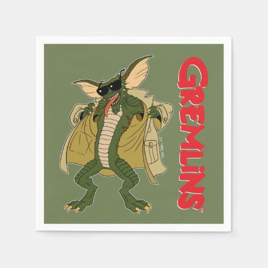 Gremlins | Stripe tapijtflits Servet (Voorkant)