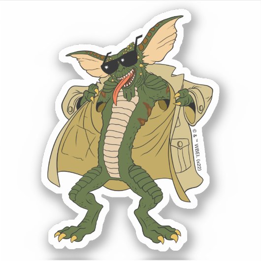 Gremlins | Stripe tapijtflits Sticker (Voorkant)