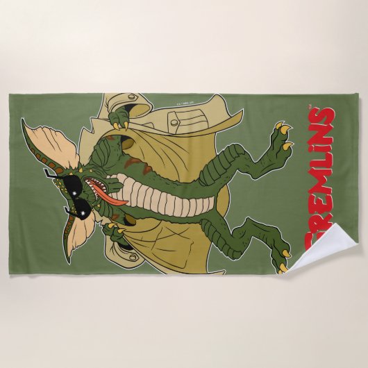 Gremlins | Stripe tapijtflits Strandlaken (Voorkant)