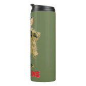 Gremlins | Stripe tapijtflits Thermosbeker (Geroteerd rechts)