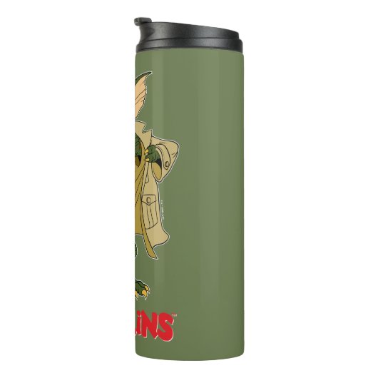 Gremlins | Stripe tapijtflits Thermosbeker (Geroteerd rechts)