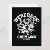 Gremlins | Stripe We zijn terug Briefkaart (Voorkant / Achterkant)