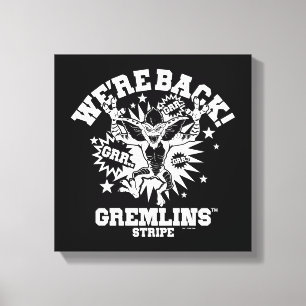 Gremlins   Stripe We zijn terug Canvas Afdruk