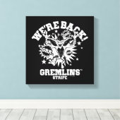 Gremlins | Stripe We zijn terug Canvas Afdruk (Insitu (Houten vloer))