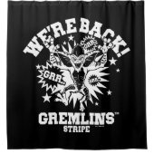 Gremlins | Stripe We zijn terug Douchegordijn (Voorkant)