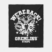 Gremlins | Stripe We zijn terug Fleece Deken (Voorkant)