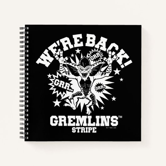 Gremlins | Stripe We zijn terug Notitieboek (Voorkant)
