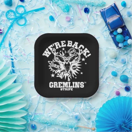 Gremlins | Stripe We zijn terug Papieren Bordje (Feest)