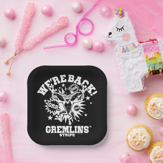 Gremlins | Stripe We zijn terug Papieren Bordje (Feest)
