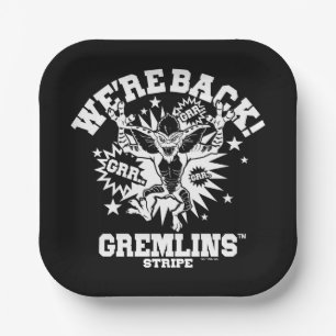 Gremlins Stripe We zijn terug Papieren Bordje
