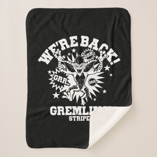 Gremlins | Stripe We zijn terug Sherpa Deken (Voorkant)