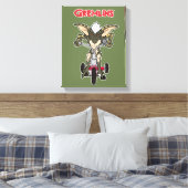 Gremlins | Tricycle voor het strepen Canvas Afdruk (Insitu (Slaapkamer))